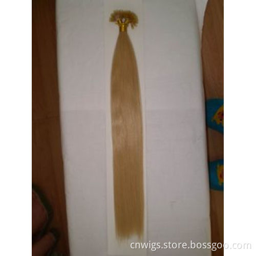 Italian Keratin Prebonded Remy U-tip Human Hair Extension, Various Colors/Waves are Available